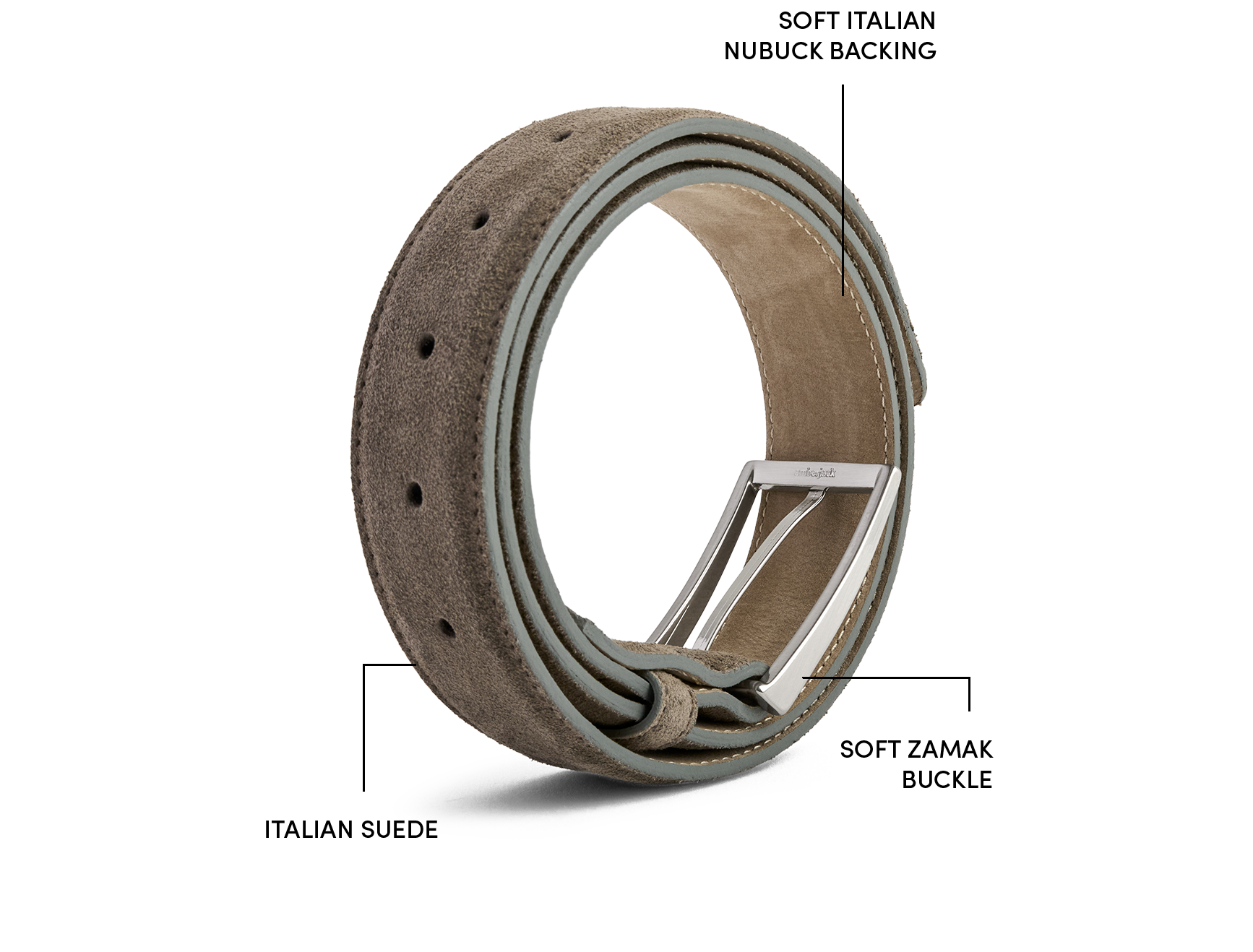 Leather Belt (Slate) - Image 5