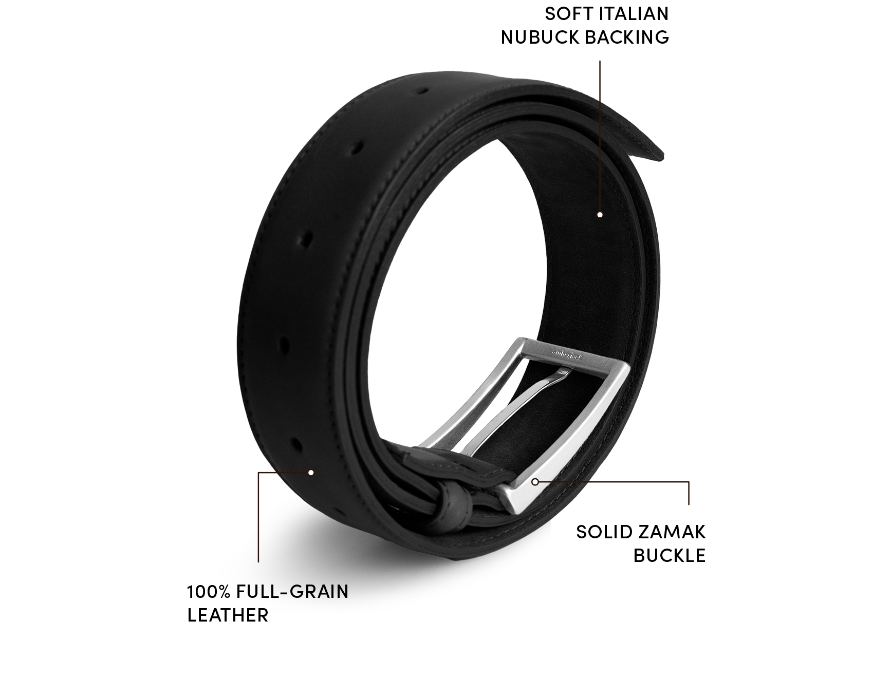 Leather Belt (Obsidian) - Image 5