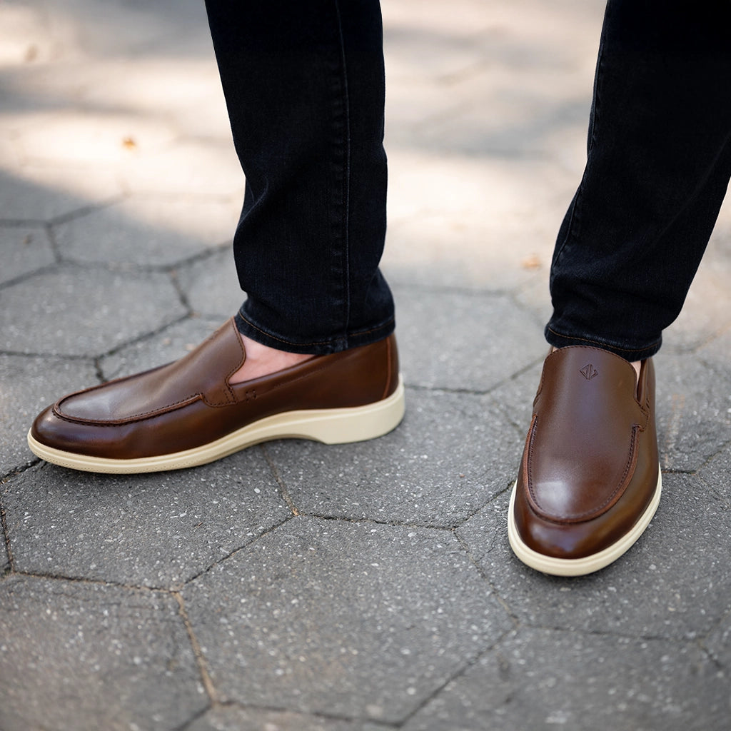 The Loafer (Chestnut & Cream) - Image 7