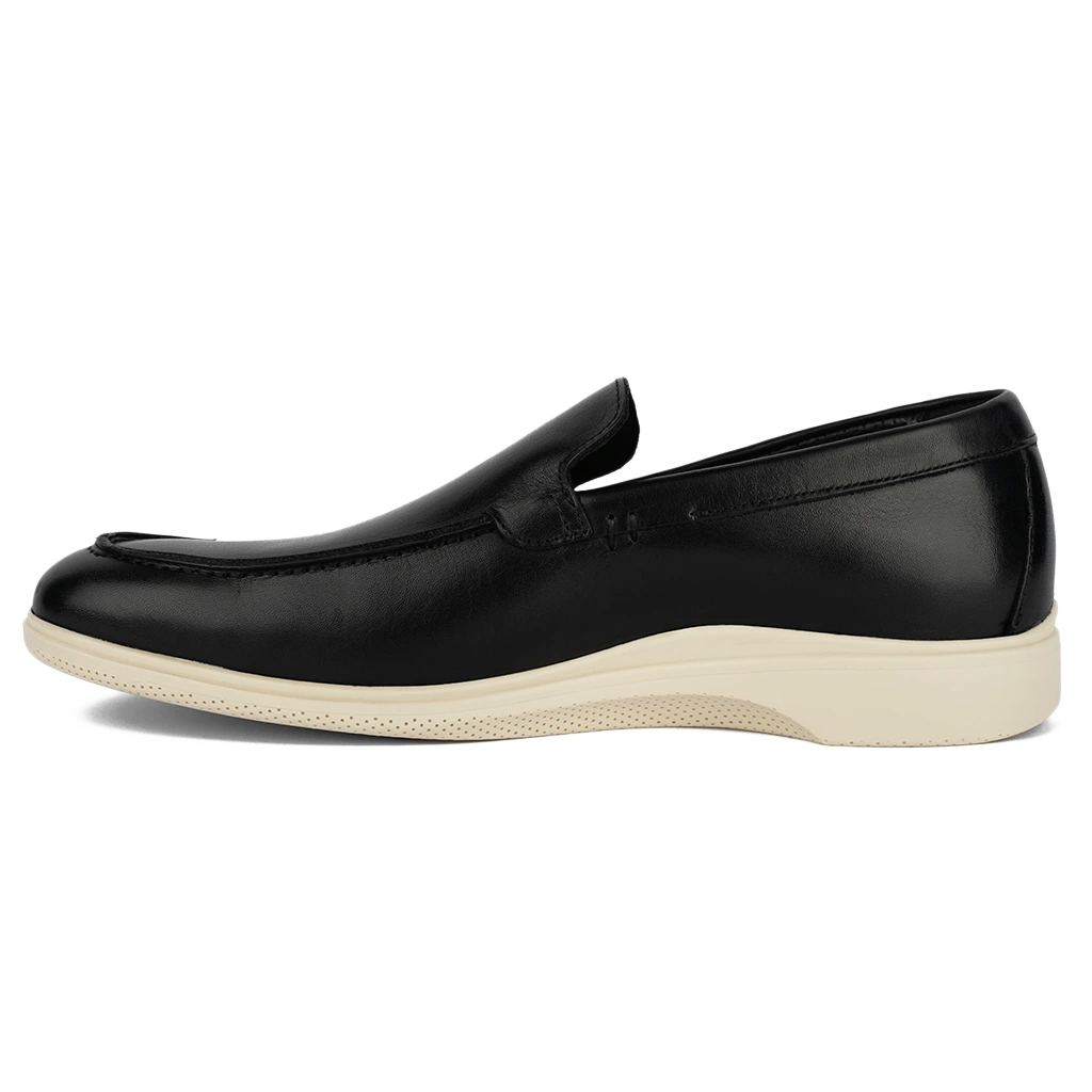 The Loafer (Obsidian & Cream)