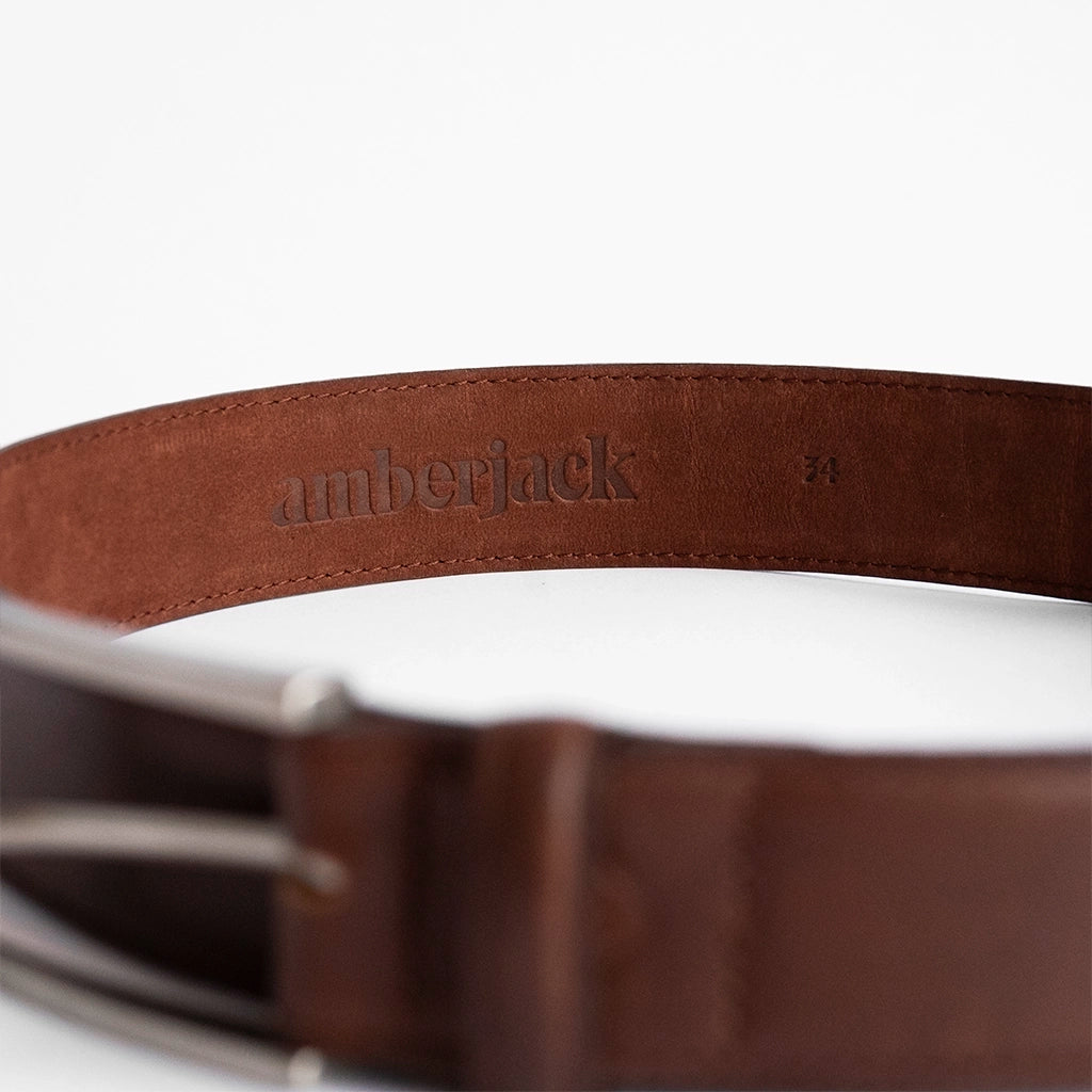 Leather Belt (Chestnut) - Image 3