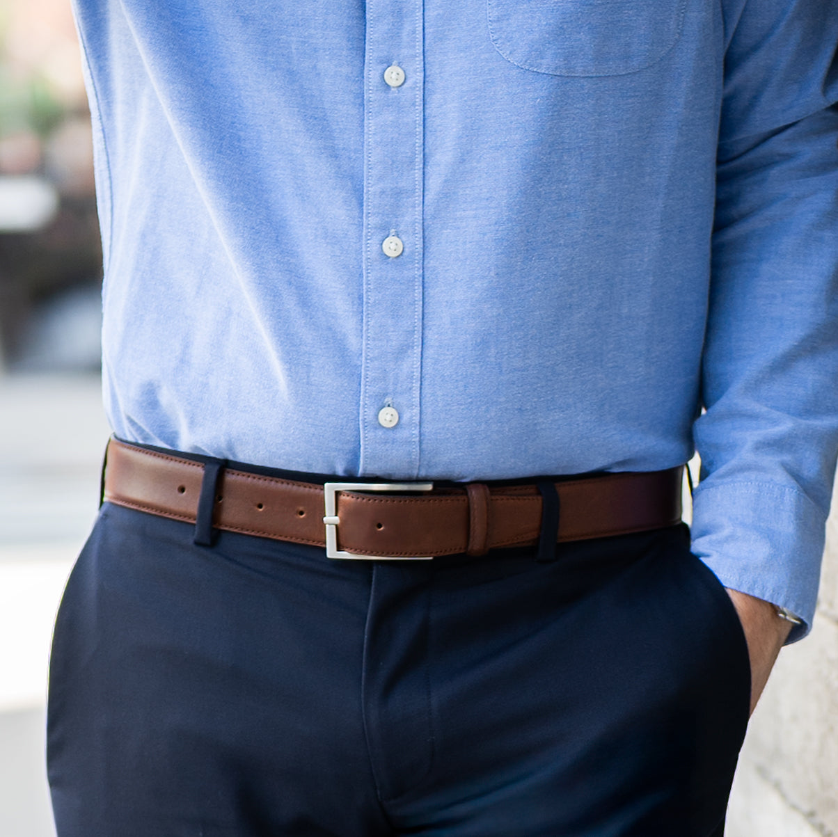 Leather Belt (Chestnut) - Image 4